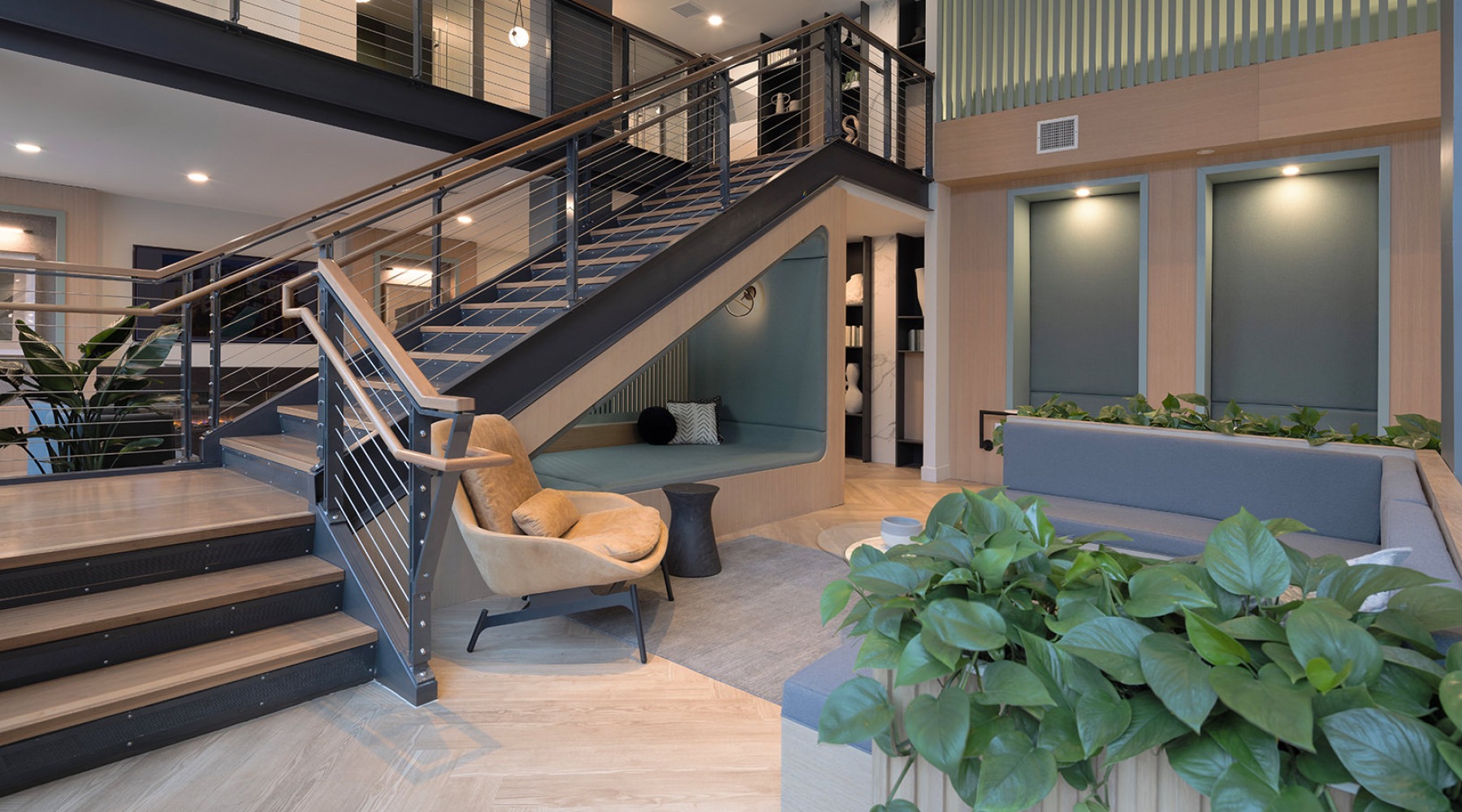 large room with seating 